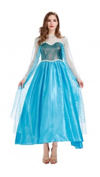 Halloween Movie Character Blue Princess Dress