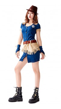 Halloween Woman Denim Sailor Uniforms