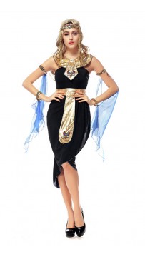 Woman Halloween Egyptian Goddess Costume