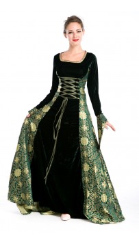 Halloween Velvet Lolita Gothic Renaissance Medieval Mythic Costumes