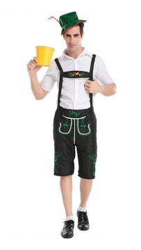 British Menswear Worker's Uniform For Oktoberfest Farmer's Game Show