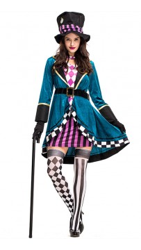 Halloween Wizard Of Oz Female Magician Cosplay Costumes