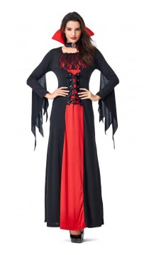 Halloween Black Lace Vampire Bat Costume