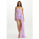 Women's Sexy Summer Draped Chiffon Asymmetric Panel Bandage Dress