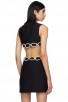 Black Short Cutout Bandage Dress